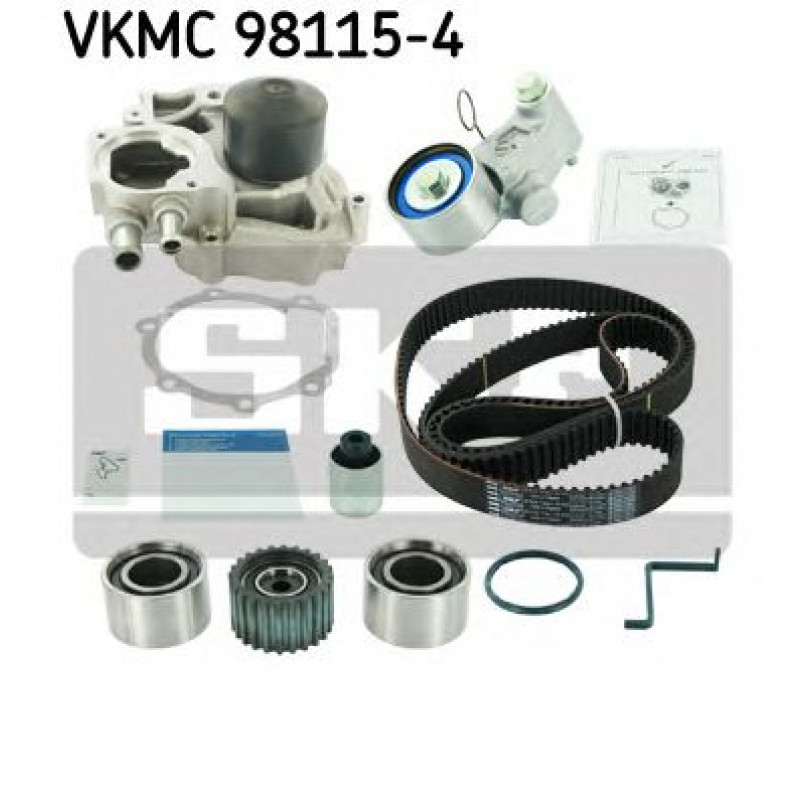 VKMC 98115-4 SKF - Насос охолоджуючої рідини + комплект зубчатого ремня